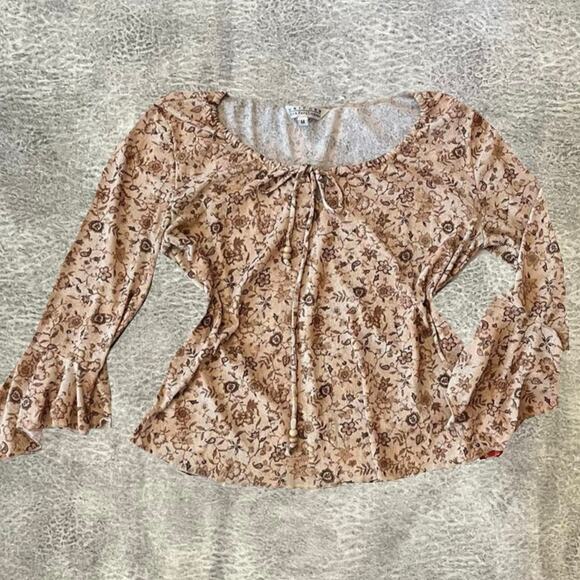 John Paul Richard Tops - Vintage Floral Blouse Womens John Paul Richard